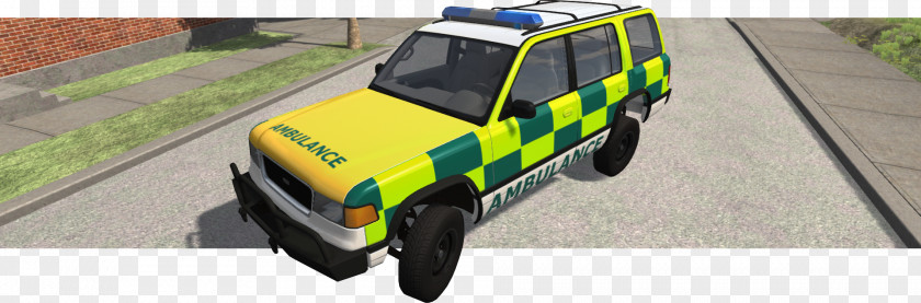 Ambulence BeamNG.drive City Car Family PNG