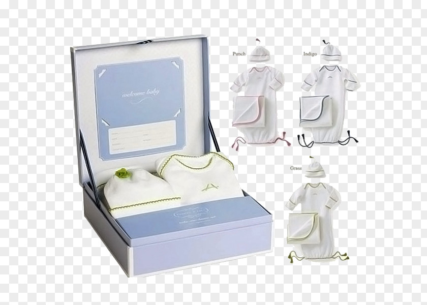 Box Label Infant Clothing Gift PNG