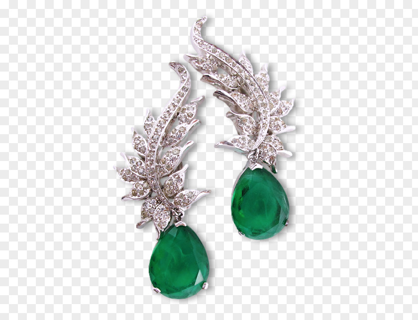 Emerald Earring Body Jewellery Turquoise Brooch PNG