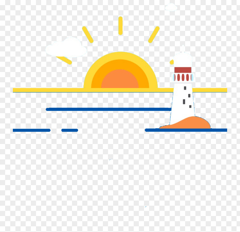 Flat Sunrise Download Design PNG