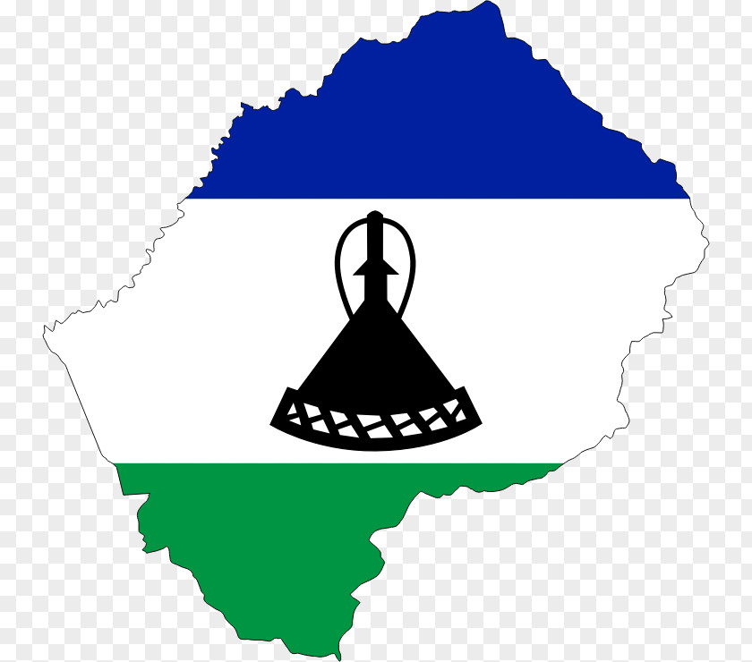 Geography Map Flag Of Lesotho File Negara Fatse La Bontata Rona PNG