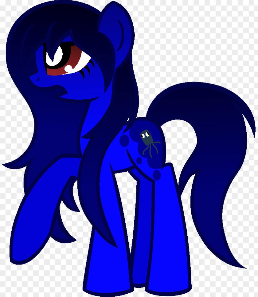 Horse Cobalt Blue Cartoon Clip Art PNG