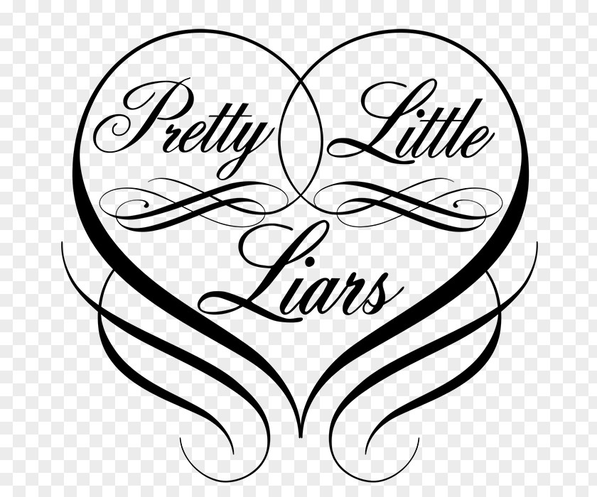 Pretty Little Liars Line Art Logo Drawing Television Show PNG