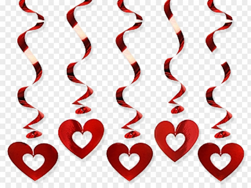 Valentine's Day Holiday Garland Gift Heart PNG