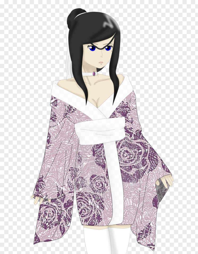 Woman Illustration Costume Visual Arts Purple PNG
