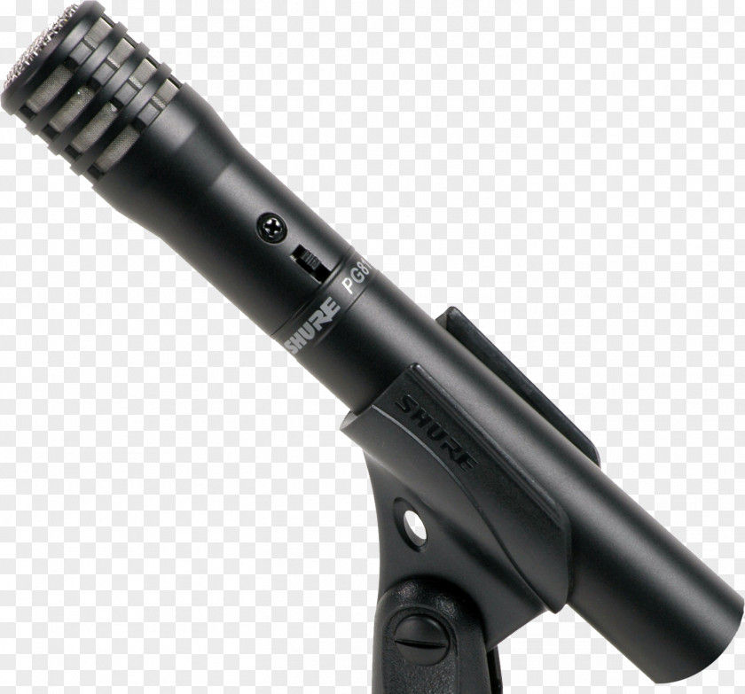 Microphone Shure PG81 XLR Connector Audio PNG