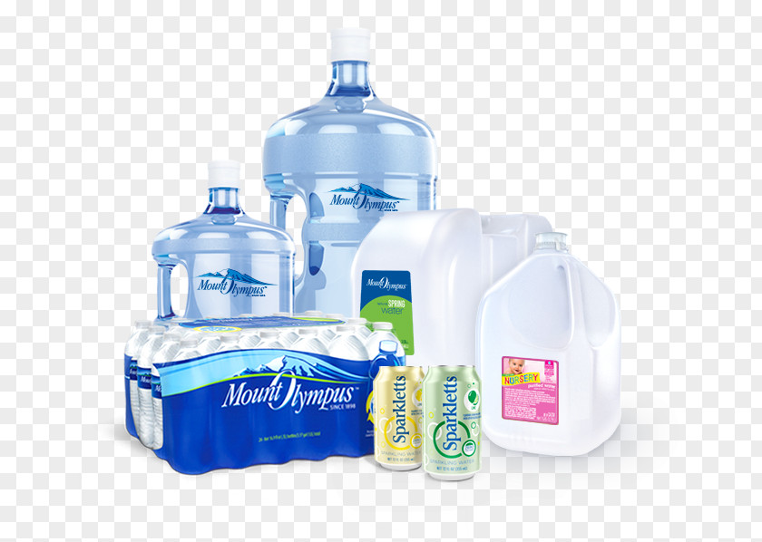 Mount Olympus Bottled Water Distilled Drinking PNG