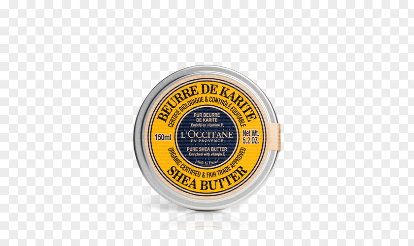 Organic Butter Cream Lotion Provence L'Occitane Certified Organic* Pure Shea PNG