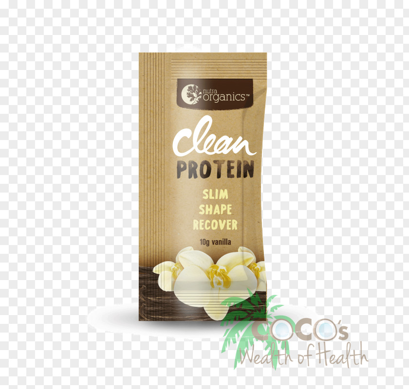 Vanilla Organic Food Protein Sachet Superfood PNG