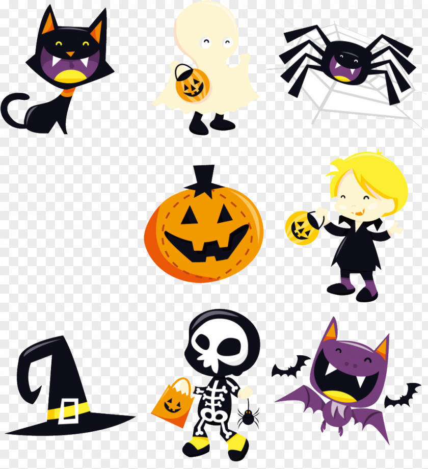 Halloween Cartoon Material Trick-or-treating Icon PNG