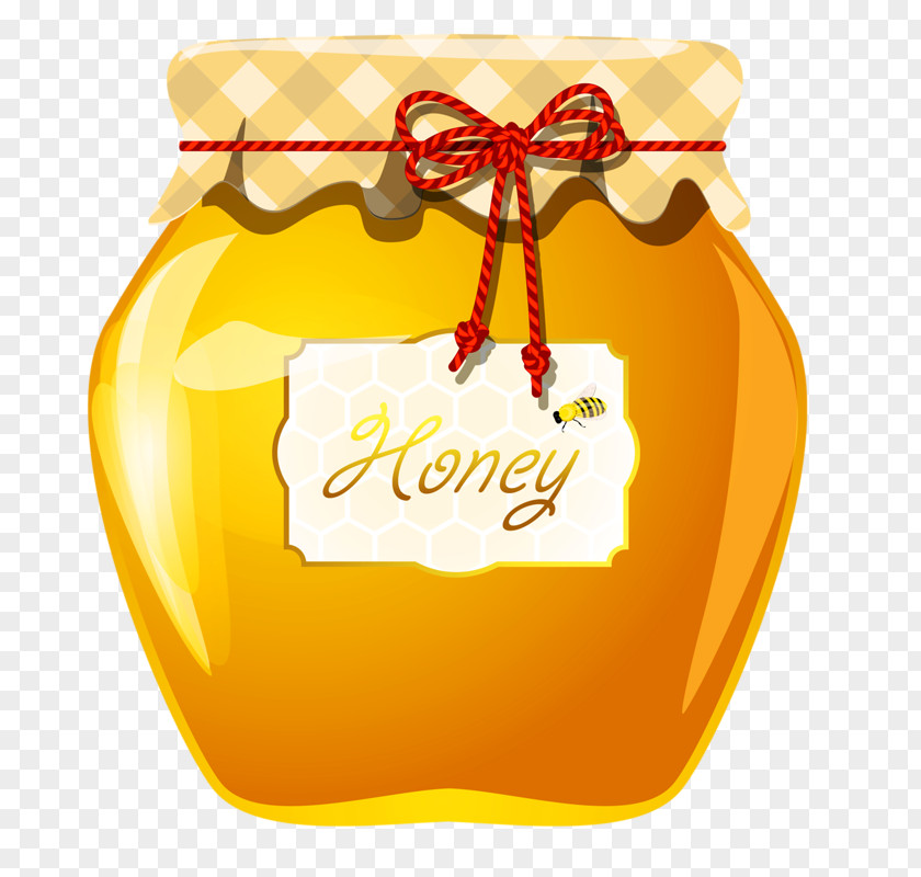 Honey Marmalade Jar Clip Art PNG