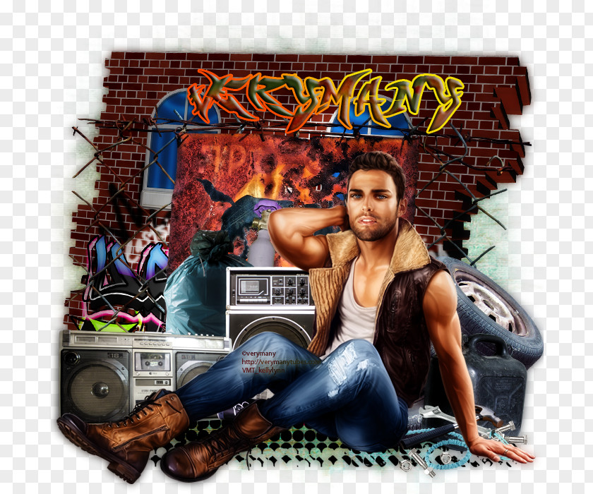 Hunk Album Cover Boombox Poster Ghetto PNG