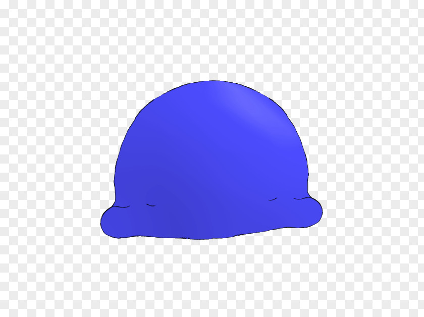 Blue Slime Hard Hats Product Design Marine Mammal PNG