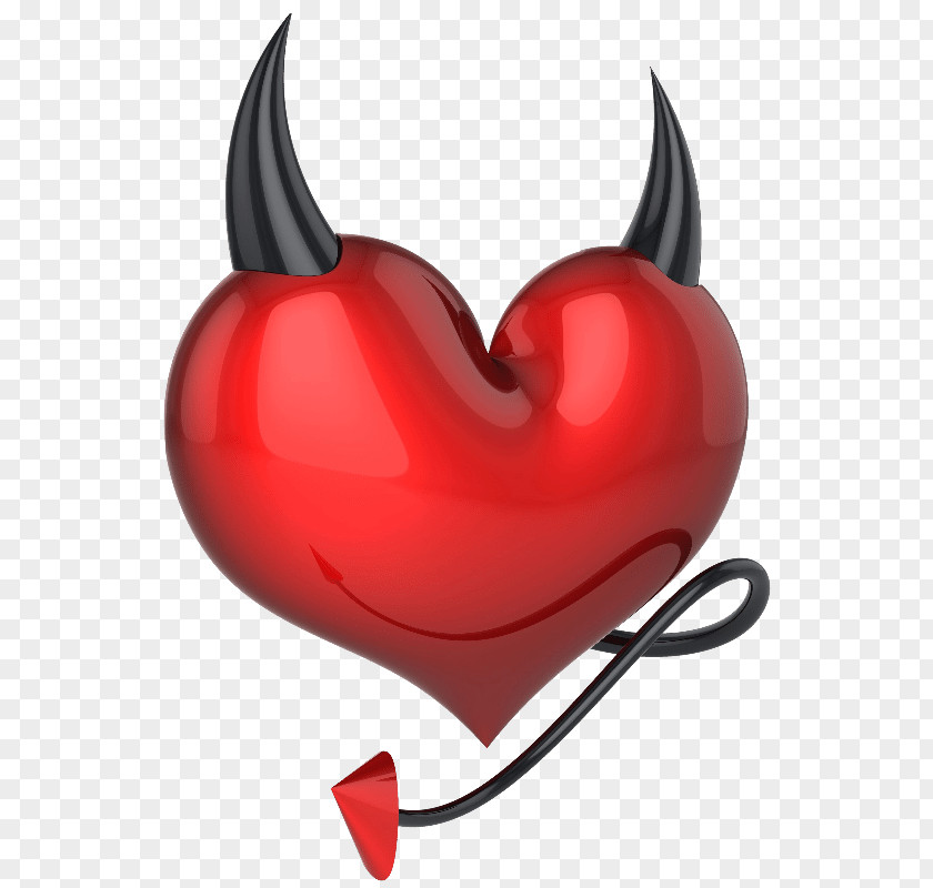 Heart Love Devil Clip Art PNG