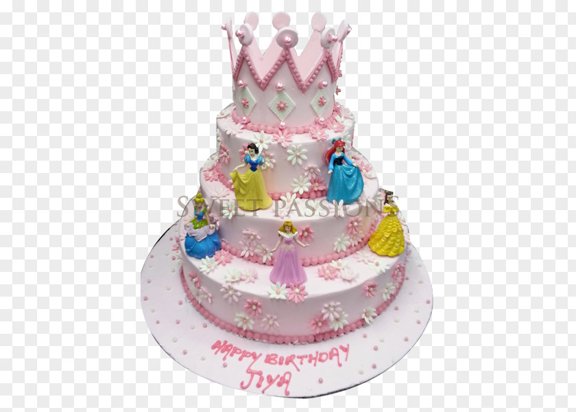 Princess Cake Birthday Torte Aurora PNG