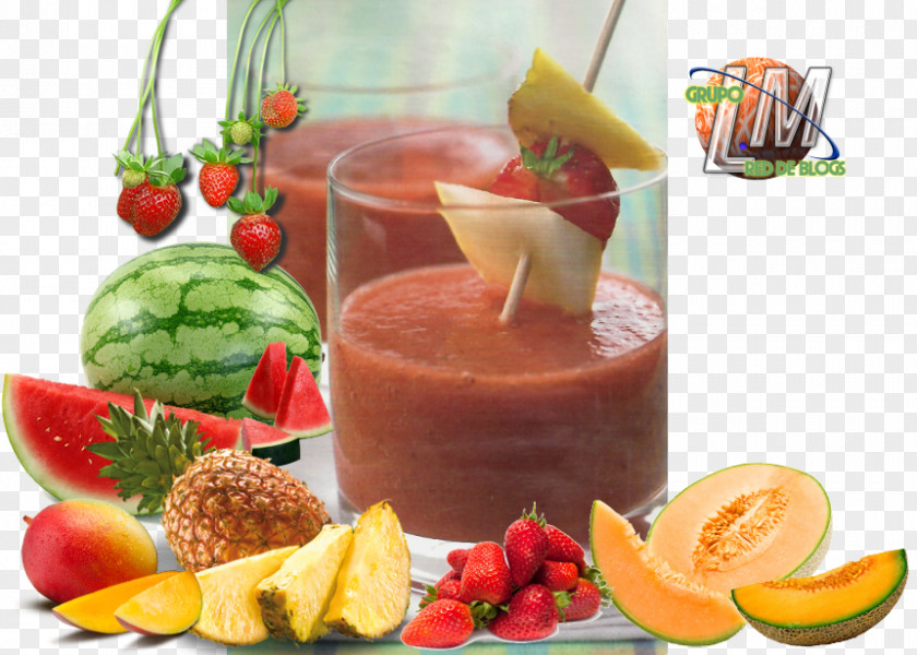 Strawberry Smoothie Cocktail Garnish Juice Health Shake PNG