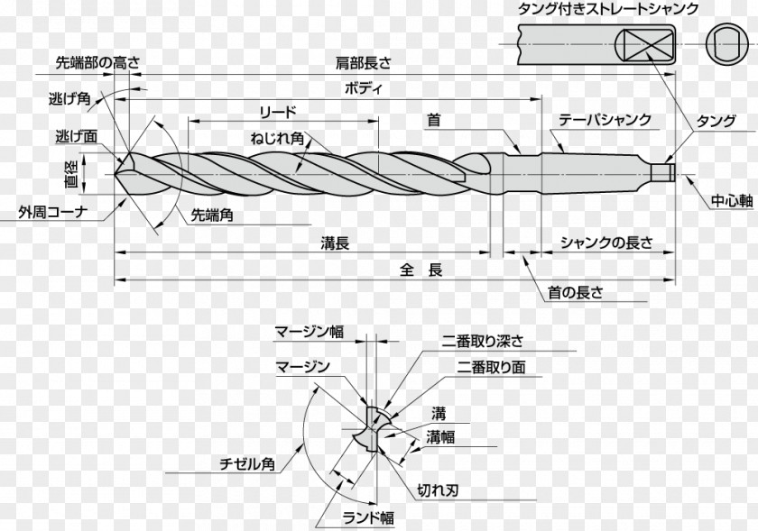 Drill Milling Cutter Bit Cutting No Ni PNG