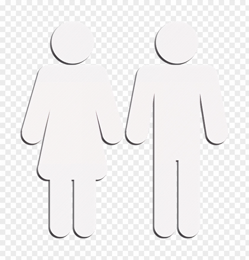 Female And Male Shapes Silhouettes Icon People Man PNG