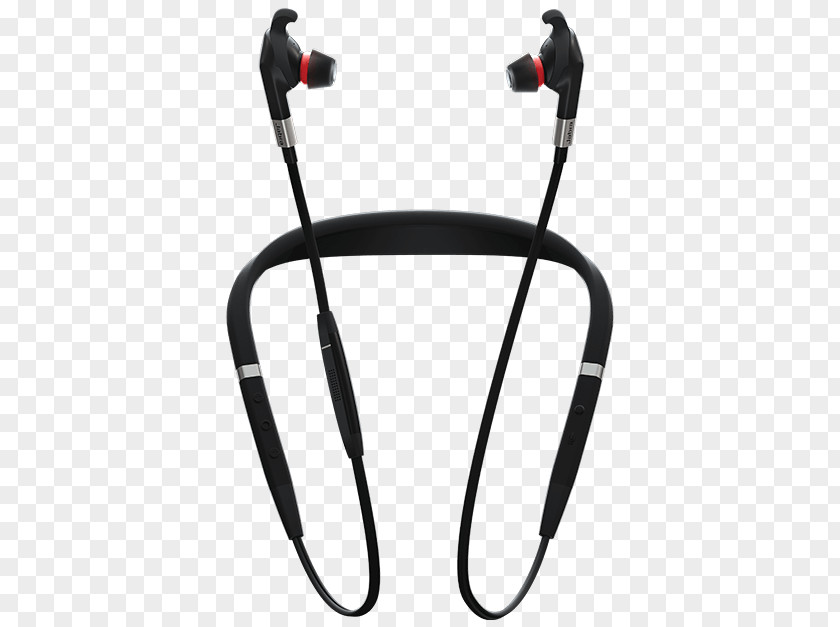 Microphone Phone Headset Bluetooth Cordless Jabra Evolve 75e UC Noise-cancelling Headphones PNG