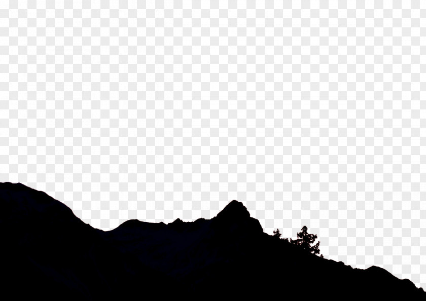Mountain Silhouette Download Wallpaper PNG
