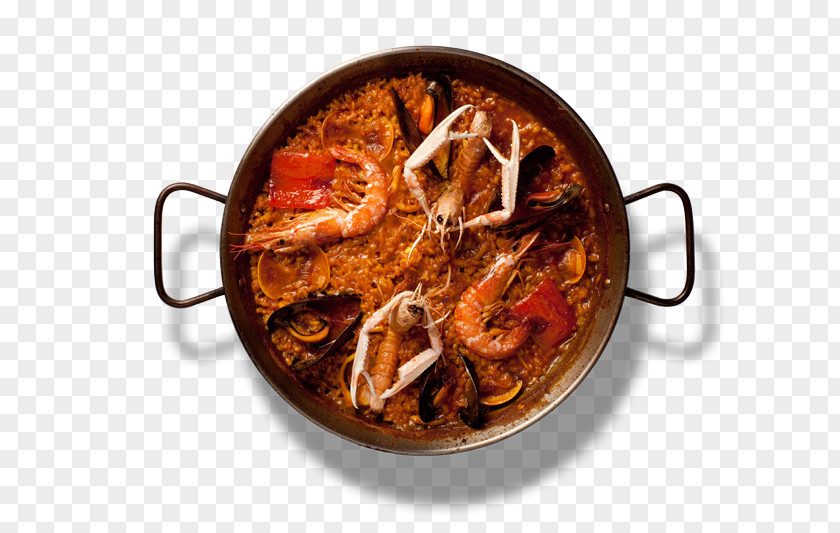 Rice Paella Spanish Cuisine Mediterranean Restaurant Dish PNG