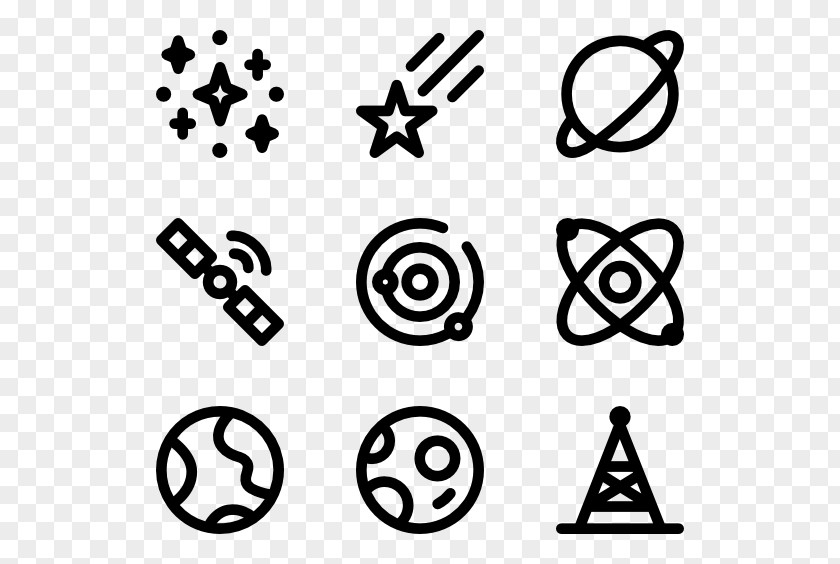 Space Galaxy Icon Design Clip Art PNG