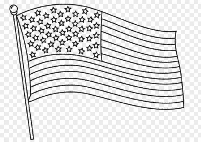 United States Flag Of The Coloring Book Independence Day PNG
