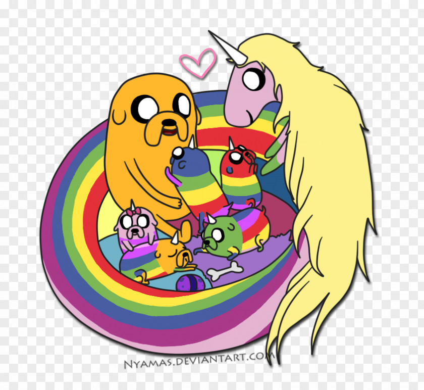 Adventure Time Rainicorn Jake The Dog Finn Human Lady Íris Puppy PNG