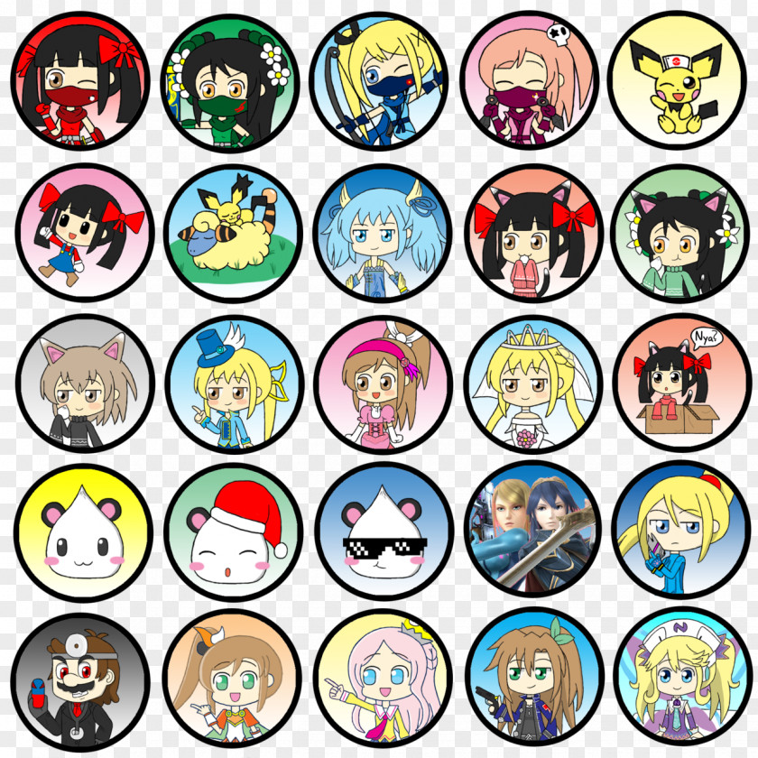 Design Pin Badges Cartoon Recreation Font PNG