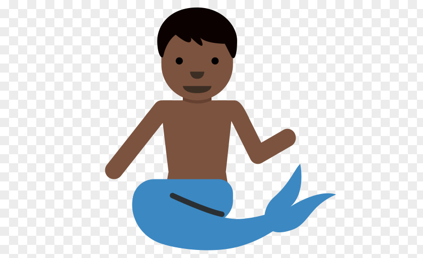 Emoji Human Skin Color Merman PNG