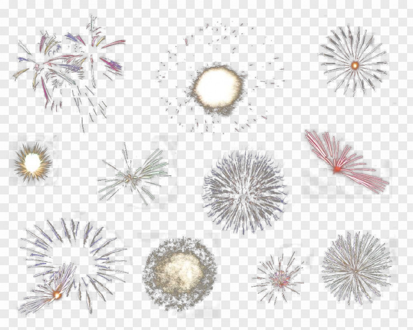 Fireworks Material Petal Body Piercing Jewellery Pattern PNG