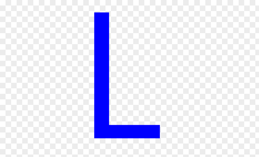 Letter L Icons No Attribution Blue Alphabet PNG