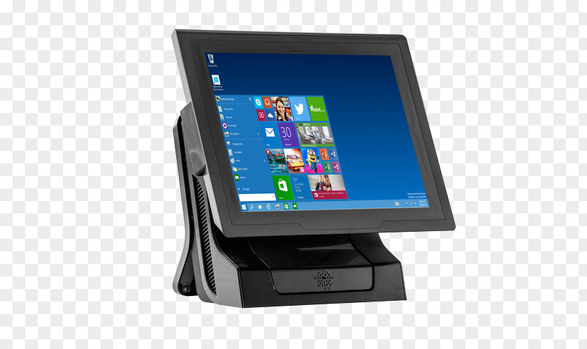 Mobile Terminal Point Of Sale Sales Cash Register Touchscreen Payment PNG