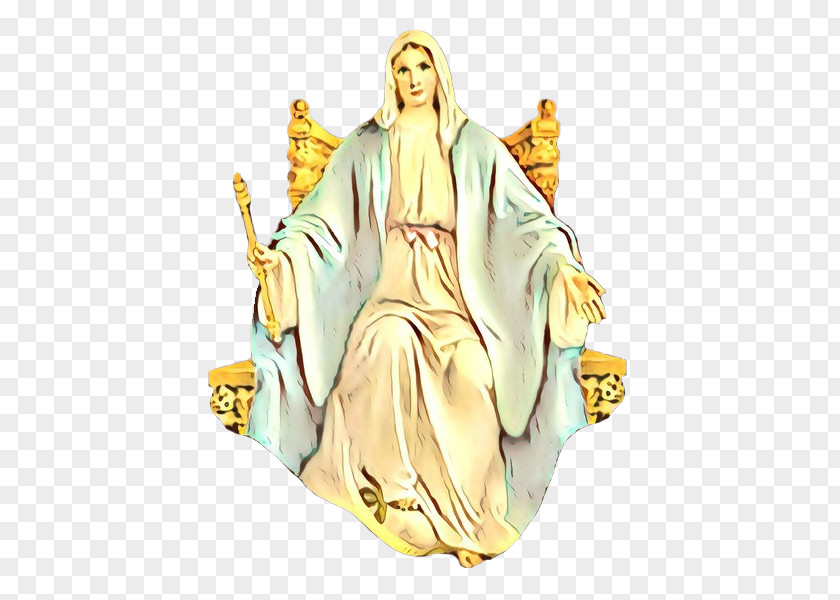 Prophet Statue Character Yellow PNG