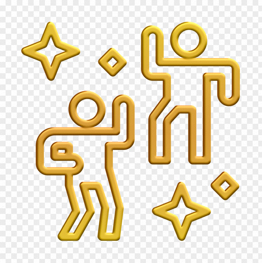 Star Symbol Party Icon Group Dance PNG