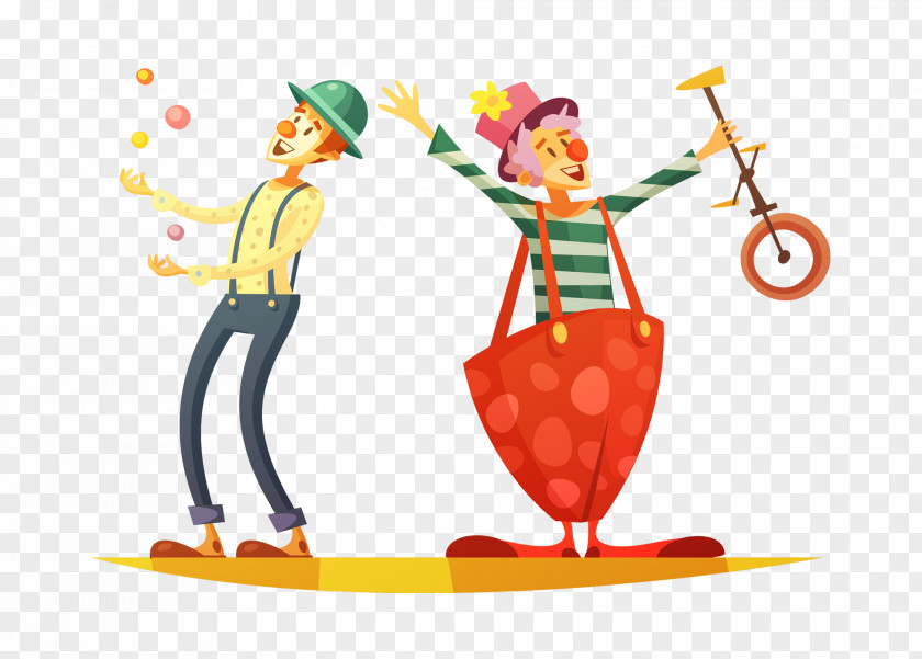 Circus Clown Vector Graphics Stock Illustration Laughter Cartoon PNG