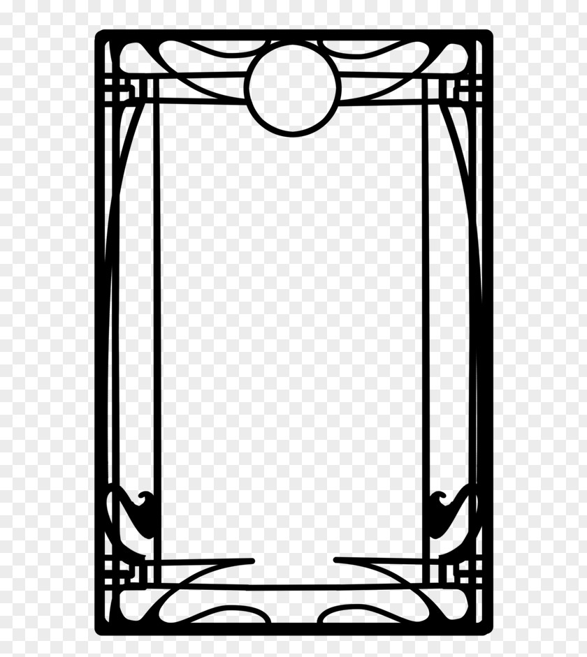 Design Borders And Frames Art Nouveau Deco Clip PNG