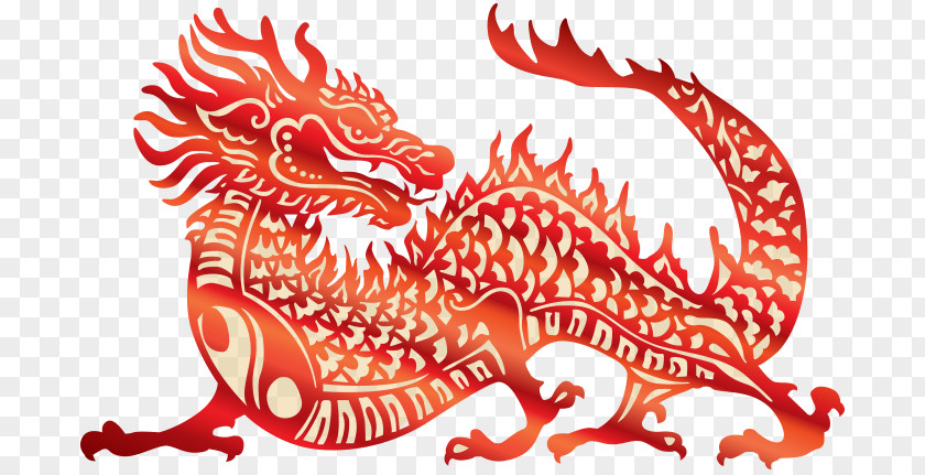 Dynasty Graphic China Chinese Dragon Vector Graphics Papercutting Royalty-free PNG