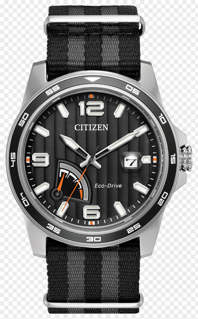 Eco-Drive Citizen Men's Strap Watch Holdings PNG