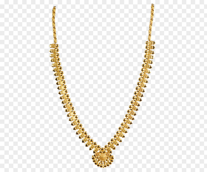 Traditional Design Necklace Jewellery Colored Gold Chain PNG