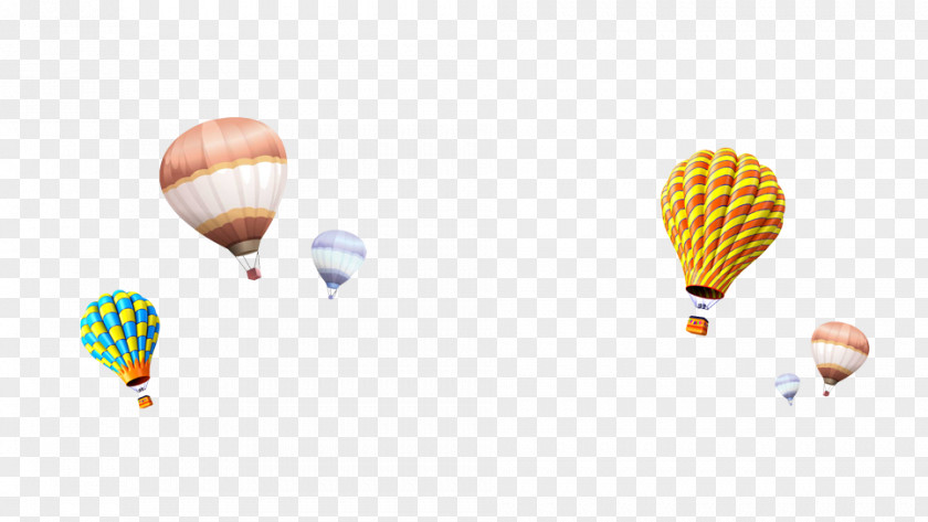 Yellow Hot Air Balloon Ballooning PNG