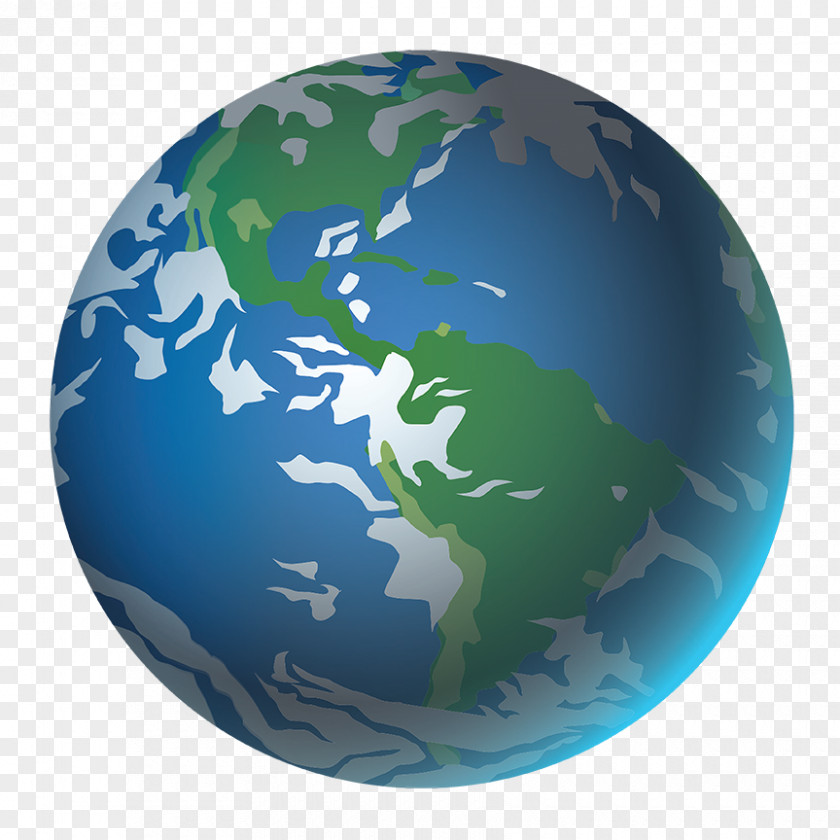 Globe Earth World Map PNG