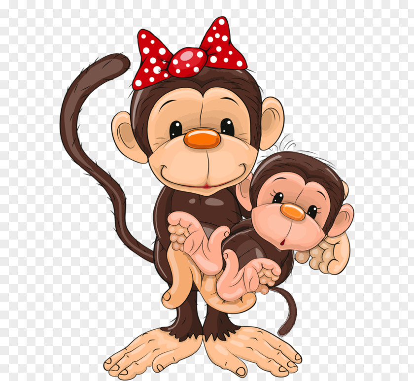 Hand-painted Monkey Royalty-free Stock Photography Clip Art PNG