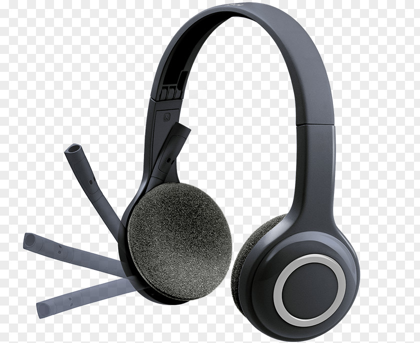 Headset Headphones Logitech Wireless Noise-canceling Microphone PNG