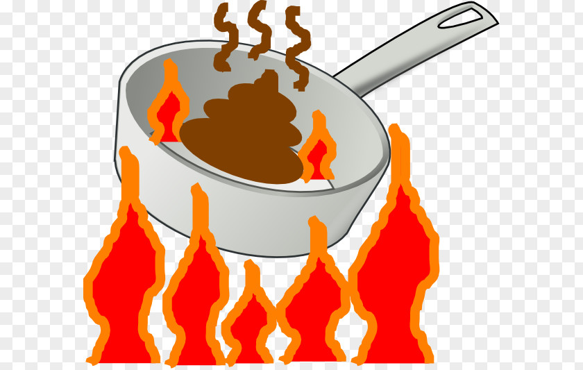Hot Fried Egg Omelette Frying Pan Clip Art PNG