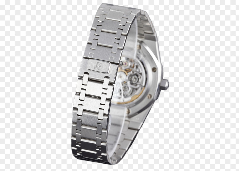 Royal Oak Charcoal Watch Strap Platinum Movement Bracelet PNG