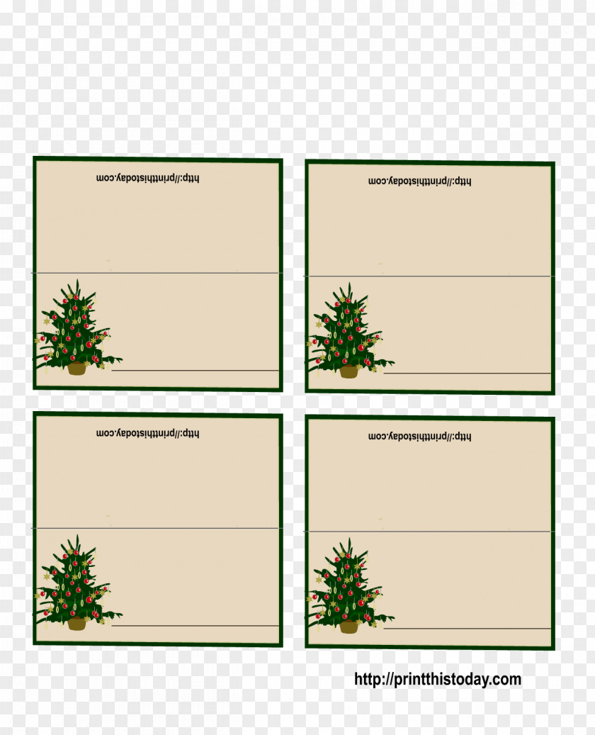 Table Card Cliparts Place Christmas Decoration Template PNG