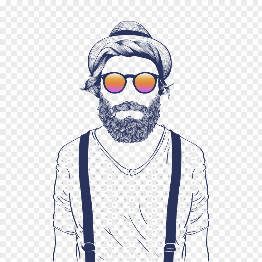 Vector Hat Man Hipster Stock Illustration Royalty-free PNG