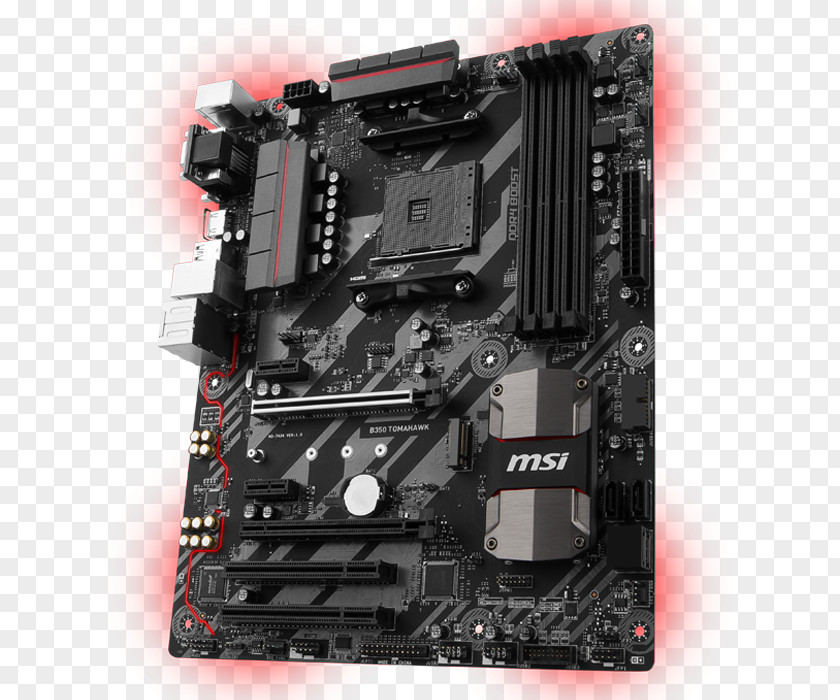 Vortex Fountain DIY Socket AM4 Serial ATA ATX Motherboard Ryzen PNG