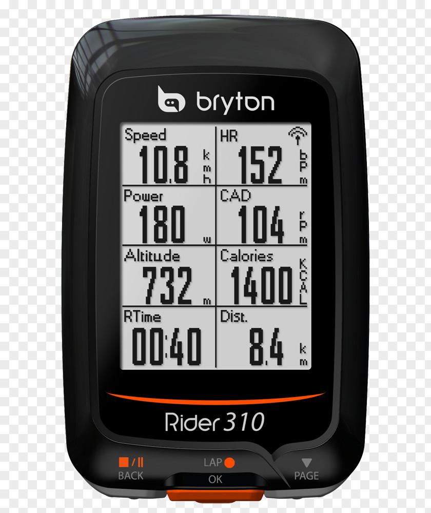 Bicycle Computers BRYTON Rider 330T 2018 GPS Navigation Systems PNG